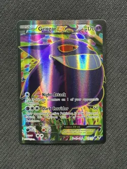 NM Gengar EX 114/119 Phantom Forces Full Art Holo Pokemon Card - Image 1