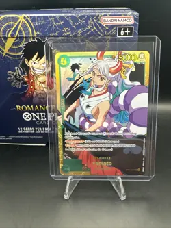 One Piece Card Game Romance Dawn English YAMATO OP01-121 Secret Rare SEC - Image 1
