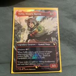 MTG - Yuffie, Materia Hunter - Borderless - Chocobo Track Foil - Final Fantasy - Image 1