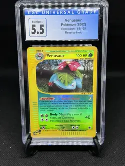 Vintage Pokemon CGC 5 Venusaur 68/165 Expedition 2002 Set Rare Reverse Holo - Image 1