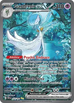 Pokemon SV: Paldean Fates - Gardevoir ex Special Illustration Rare (233/091) NM - Image 1