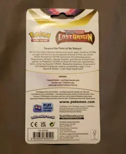 Lost Origin Single Booster Pack Blister 1 Coin 1 Promo Card Pokemon TCG *New* - Image 2