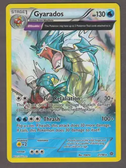 Gyarados 21/98 Holo Rare XY Ancient Origins Pokemon Card NM 2015 - Image 1