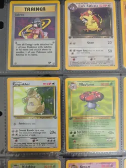 NM Vintage Pokemon Cards Wotc Rare 9 Lot Holos 1st Ed Jungle Rocket Gengar Dark - Image 4