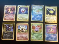 Vintage Pokemon TCG Lot of 8; First editions, Dark Cards, Etc. - Image 1