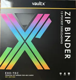 Vault X 12-Pocket Exo-Tec Zip Binder ME1 First Edition Mega Evolutions - Sealed - Image 1