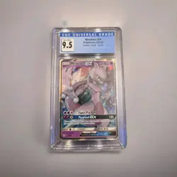 Mewtwo GX CGC 9.5 Hidden Fates 2019 Pokemon - Image 1