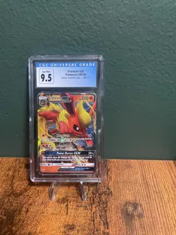 Pokemon CGC 9.5(10) Flareon GX SM171 Holo Black Star Promo Gem Mint - Image 1