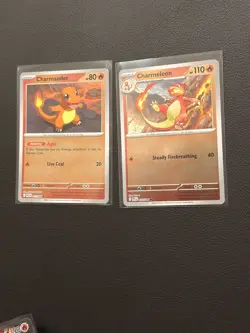 Pokemon TCG Mega Evolution Phantasmal Flames Charmeleon 012/094 Reverse Holo NM - Image 1