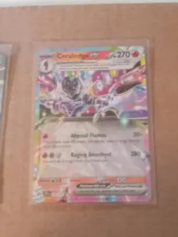 POKEMON SURGING SPARKS CERULEDGE EX 036/191 DOUBLE RARE SV08 HOLO - Image 1