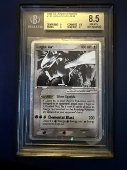 2005 POKEMON EX UNSEEN FORCES #105 LUGIA EX-HOLO BGS 8.5 - Image 1