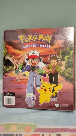 Pokemon 3-ringed Binder Vintage 1999 Plymouth - Image 2