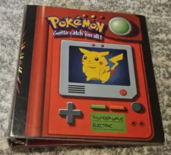 Vintage Pokemon 3 Ring Binder 1999 Plymouth - Image 1