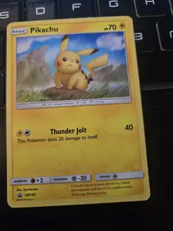 Pikachu SM183 - Sun & Moon Black Star Promo - Holo Pokemon TCG - Image 1