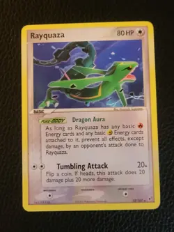 Rayquaza 22/107 LP Non Holo Rare EX Deoxys 2005 Pokemon TCG - Image 2