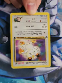 Pokemon Gym Challenge 1st Edition Giovanni's Meowth 74/132 Common Played - Image 3