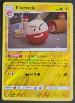 Electrode 39/18 Pokemon TCG Sun & Moon: Team Up Reverse Holo VLP - Image 1