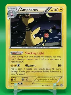 Ampharos 40/114 XY Steam Siege 2016 - Pokemon TCG LP Free Shipping G0 - Image 1