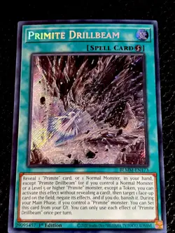 Primite Drillbeam BLMM-EN173 Yugioh 1st Ed. (New) Secret Rare - Image 1