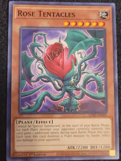 Yugioh! Rose Tentacles - LDS2-EN095 - Common - 1st Edition Near Mint, English - Image 1