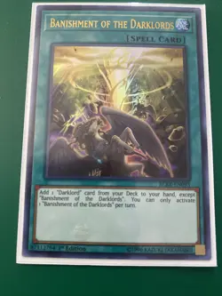 Yugioh - Banishment Of The Darklords (Ultra Rare) (1st Edition) - BLRR-EN093 (P) - Image 1