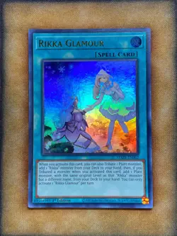 Yugioh Rikka Glamour MAZE-EN062 Ultra Rare 1st Ed NM - Image 1