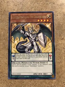 Yugioh Ancient Guardians ANGU-EN045 Luster Pendulum, the Dracoslayer Rare NM/M - Image 1