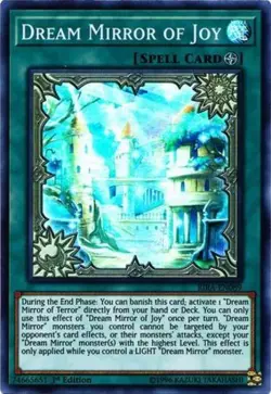 Dream Mirror of Joy - RIRA-EN089 - Super Rare - 1st Edition LP Yugioh Rising Ram - Image 1