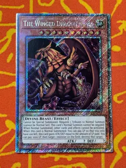 YUGIOH THE WINGED DRAGON OF RA PLATINUM SECRET RARE 1ST NM RA04-EN118 - Image 1