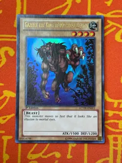 YUGIOH GAZELLE THE KING OF MYTHICAL BEASTS ULTRA RARE 1ST EDITION NM LCYW-EN011 - Image 1