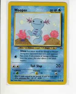NEO DISCOVERY SET WOOPER POKEMON CARD 71/75 EX/NM - Image 1