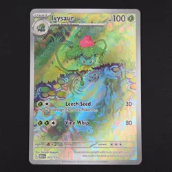Pokemon TCG Card Ivysaur 167/165 Scarlet & Violet 151 IR *English* - NM - Image 1