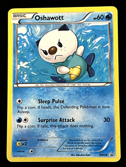 Oshawott (BW08) Pokemon Card | Black & White TCG | Cosmos Holo - Image 1