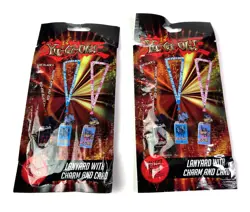 Lot Of 2 Yugioh yu-gi-oh Lanyard with Charm and Card - Both New Open Bag - Image 1