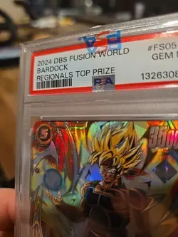 2024 DRAGON BALL SUPER CARD GAME FUSION WORLD REGIONALS TOP PRIZE BARDOCK PSA 10 - Image 2