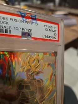 2024 DRAGON BALL SUPER CARD GAME FUSION WORLD REGIONALS TOP PRIZE BARDOCK PSA 10 - Image 3