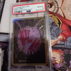 One Piece Don Card Charlotte Katakuri Gold PRB-01 Japanese PSA10 - Image 1