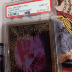 One Piece Don Card Charlotte Katakuri Gold PRB-01 Japanese PSA10 - Image 4