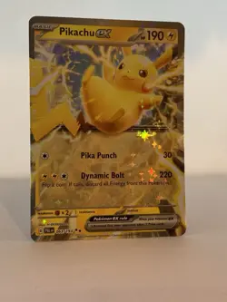 Pikachu ex Holo Foil Rare Pokemon Card - Mint Condition Pack Fresh - Image 5