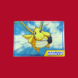 DRAGONITE (KAIRTU)--JAPANESE MEIJI EMBOSSED PROMO FOIL POKEMON CARD - Image 1