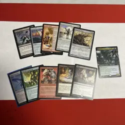 10 Magic The Gathering Cards 5$ Cards (plus Bonus Card) Lot 3 - Image 1