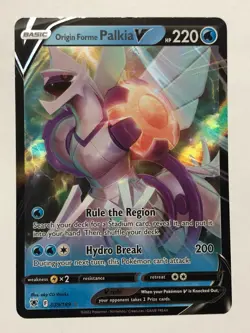 Pokemon Card Astral Radiance Origin Forme Palkia V 039/189 Near Mint - Image 1