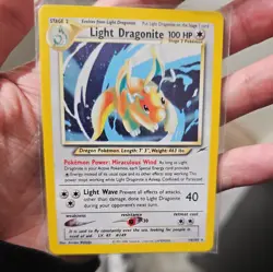 Pokemon TCG Light Dragonite Neo Destiny Holo Card 14/105 Unlimited Rare - Image 5