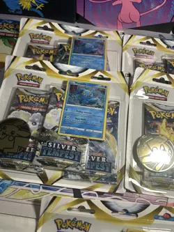 Pokemon Trading Card Game Silver Tempest 15 Packs Total Lot of 5 3-pack Blisters - Image 4