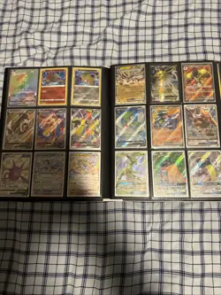 Pokemon cards in pokemon binder. - Image 2