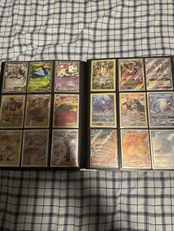 Pokemon cards in pokemon binder. - Image 3