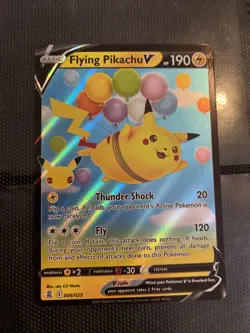 Flying Pikachu V 006/025 Celebrations Holo Rare Pokemon Card TCG Near Mint - Image 1