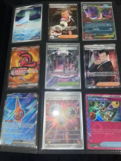 Full Art And Holos Hits Pokemon Binder collection lot 180 Cards Some Vintage Inc - Image 1