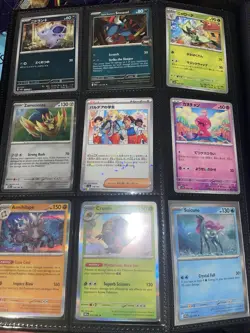 Full Art And Holos Hits Pokemon Binder collection lot 180 Cards Some Vintage Inc - Image 4