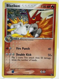 Blaziken 1/17 Pop Series 1 Holo Rare Promo 2006 Vintage Pokemon TCG Card - Image 1